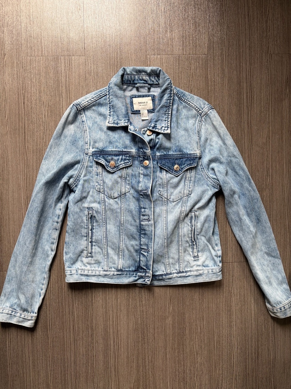 Classic Light Blue Denim Jacket - Women